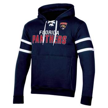 NHL Florida Panthers Men's Long Sleeve Hooded Sweatshirt with Laces