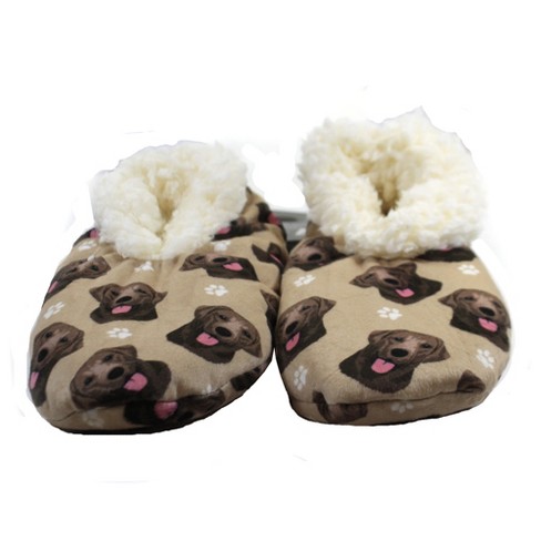 Chocolate lab outlet slippers