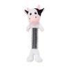 Country Living Cow Corduroy Squeaker Dog Chew Toy – Plush Dog Toy in Thermoplastic Rubber for Engaging Play and Cuddles - image 2 of 4