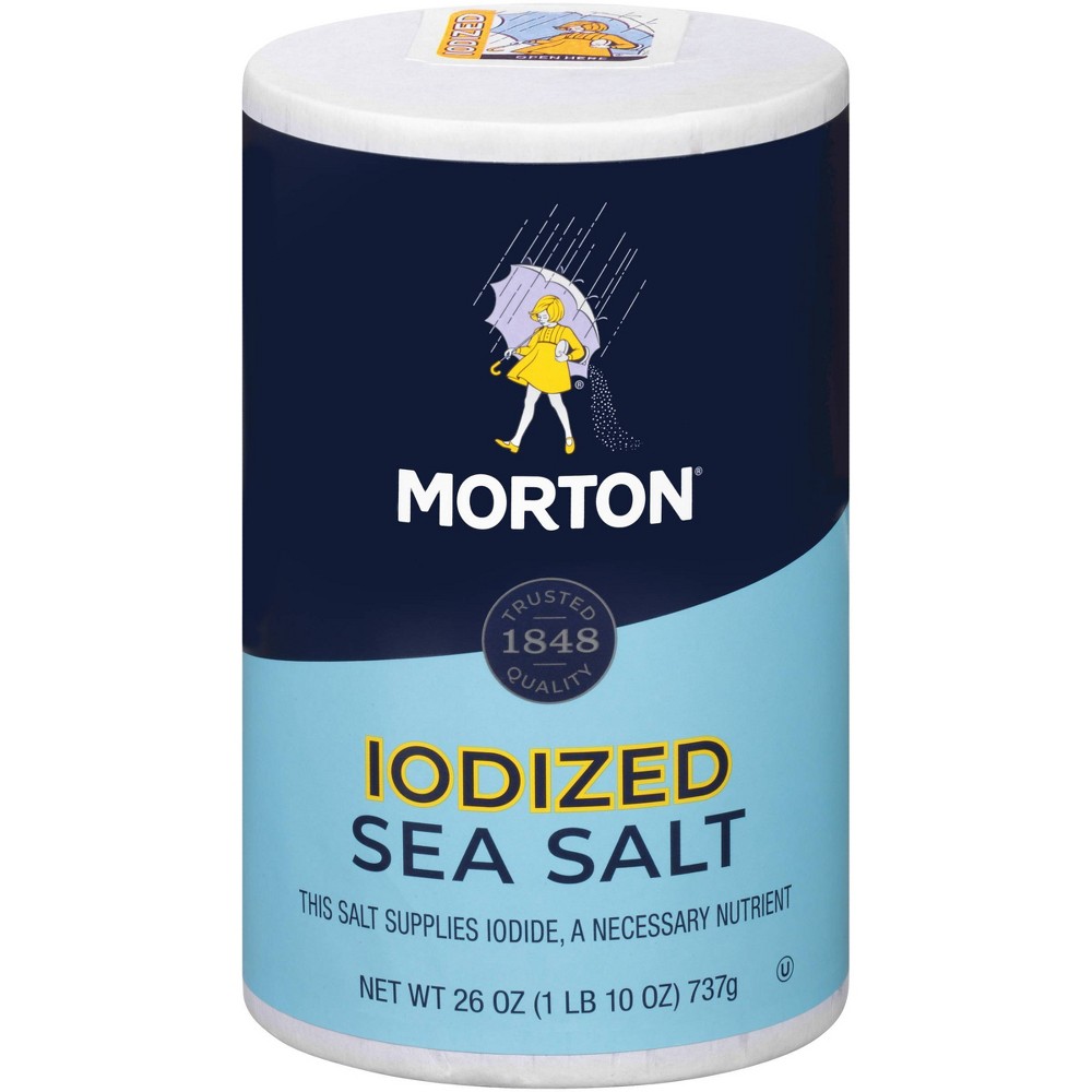 Morton Iodized Sea Salt - 26oz