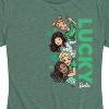 Women's - Barbie - St. Patrick's Day Lucky Short Sleeve Graphic T-Shirt - 2 of 4