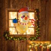 Outsunny 3.4' Christmas Inflatables Hanging Gingerbread Man Holding Gift Box and Candy Cane with LED Lights for Lawn Garden Party - 3 of 4