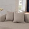 Kumasinova Modern Minimalist Lazy Sofa, Lamb's Wool Fabric Curved Modular Sectional Sofa, No Assembly, High-Density Foam, Couch for Living Room - 2 of 4