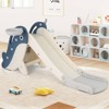 Safstar 4-in-1 Toddler Slide Playground w/ Basketball Hoop Ball Ring Toss Climbing - 3 of 4