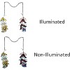 Chloe Lighting Feather Tiffany-Style Stained Glass Window Panels 7" Tall - 4 of 4
