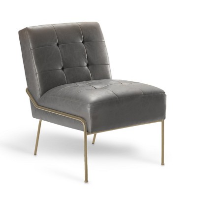 eLuxury Upholstered Tufted Accent Chair