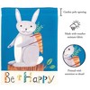 Magnolia Garden Be Happy Bunny with Carrot 13 x 18 Inch Polyester Garden Flag - 2 of 2