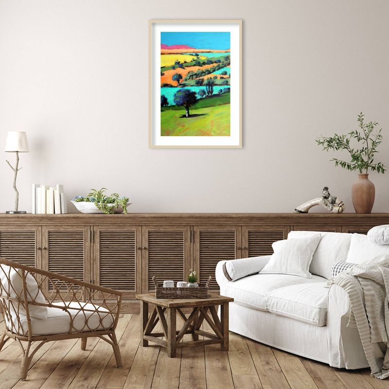 30&#34; x 41&#34; Coombe Fields Close up III by Paul Powis Wood Framed Wall Art Print - Amanti Art, 5 of 7