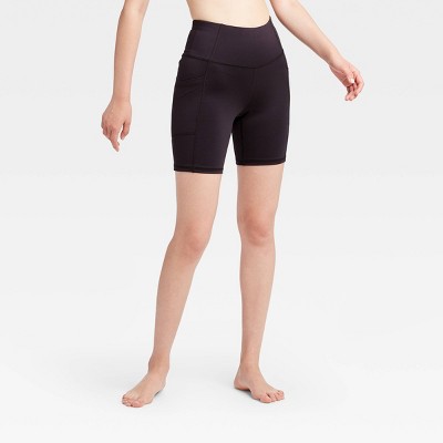 black womens bike shorts