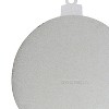 Northlight 3" Silver Plated Dots Candy Logo with European Crystals Christmas Ornament - Red/Silver - 3 of 4