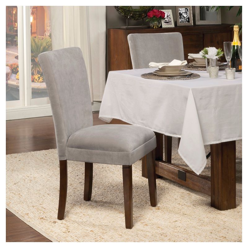 Set of 2 Parsons Velvet Dining Chair - HomePop, 3 of 8
