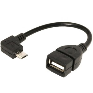 Sanoxy USB Female OTG to (90 Degree) Micro USB Cable Male Adapter - 1 of 3