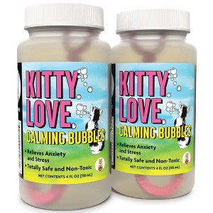 Atomic Bubbles: Kitty Love Calming Bubbles - 2 Pack, 4oz Bottles, Bubble Play - 1 of 4