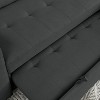 78.5" Sleeper Sofa Bed Reversible Sectional Couch with Storage Chaise and Side storage bag - 4 of 4