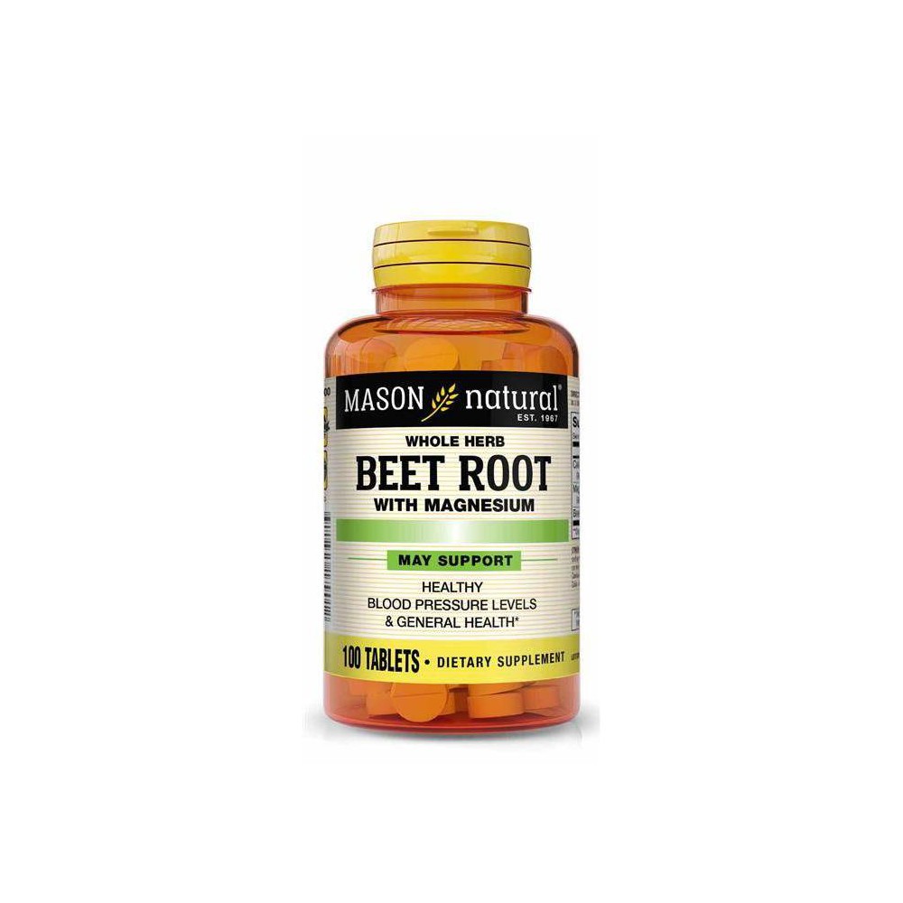 Photos - Vitamins & Minerals Mason Natural Beet Root Dietary Supplement - 100ct 