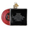Old World Christmas 3.0 Inch Back In Black Album Cover Ac Dc Rock And Roll Tree Ornaments - 2 of 3