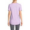 Lands' End Women's Short Sleeve Power Performance Scoop Neck Curved Hem Tunic Tee - 2 of 4