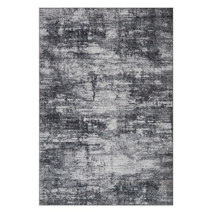 Abstract Modern Washable Rug Non-Slip Low Pile Rug for Hallway/Living Room Soft Carpets Stain Resistant Floor Mat - 1 of 4