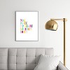 Hello Sayang You Make My Heart Go Boom Boom Metal Framed Art Print - Deny Designs - 2 of 4