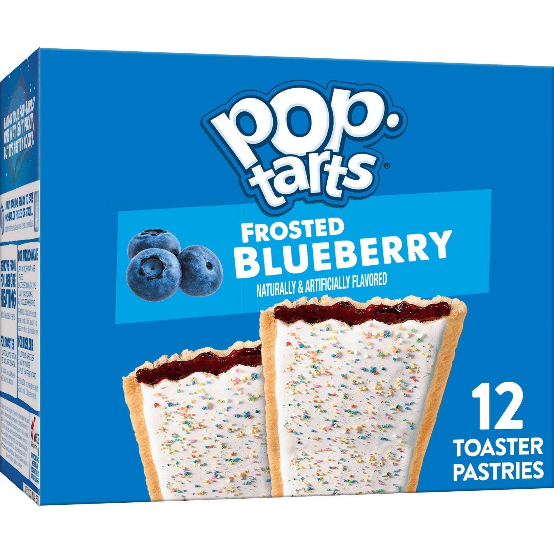 Pop-Tarts Frosted Blueberry Pastries - 12ct / 20.3oz