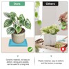 Unique Bargains Ceramic Durable Indoor Decorative Plant Saucer 2 Pcs - 4 of 4