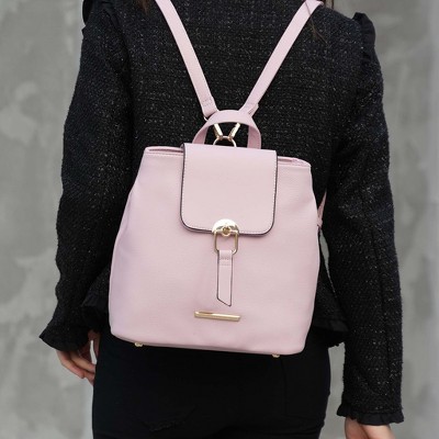 MKF Collection Convertible Backpack with Adjustable Straps, Ingrid | MKF Collection by Mia K - Pink — фото 2