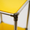 Yukimo 49"H Heavy Duty Stainless Steel Storage Shelving Unit, 100lbs/Shelf Capacity for Indoor/Outdoor Organization, Yellow - 2 of 4