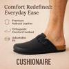 CUSHIONAIRE Haze Mens Clogs | Comfortable Slip-On Clogs for Men with Arch Support and Cork Suede Footbed | Perfect Potato Shoes for Indoor&Outdoor Use - 3 of 4