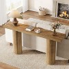 Tribesigns Narrow Console Table with Round Legs - 4 of 4