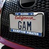 Hampton University Alumni Logo Full Size Standard License Plate Metal Frame - 3 of 4