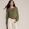 Lands' End Women's Long Sleeve Slub Pintuck Top - 4 of 4