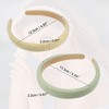 Unique Bargains Women's Anti Slip Fashion Pastoral Stripe Headbands 0.87" Wide 2 Pcs - 4 of 4