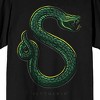 Harry Potter Slytherin Crest Men's Short Sleeve Shirt & Sleep Shorts Set - 3 of 4