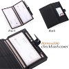 Women’s Large Capacity RFID Blocking Leather Wallet, Credit Card Organizer Purse with Checkbook Holder, Secure Zipper Pocket for Travel & Daily Use - 2 of 4