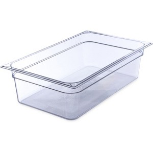 StorPlus Polycarbonate Food Pan, 19.4 qt, 12.5 x 20.75 x 6, Clear, Plastic StorPlus Polycarbonate Food Pan, 19.4 qt, 12.5 x 20.75 x 6, Clear, Plastic