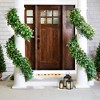 Northlight Silver Dollar and Seeded Eucalyptus Artificial Christmas Garland - 10' x 15" - Unlit - 3 of 4