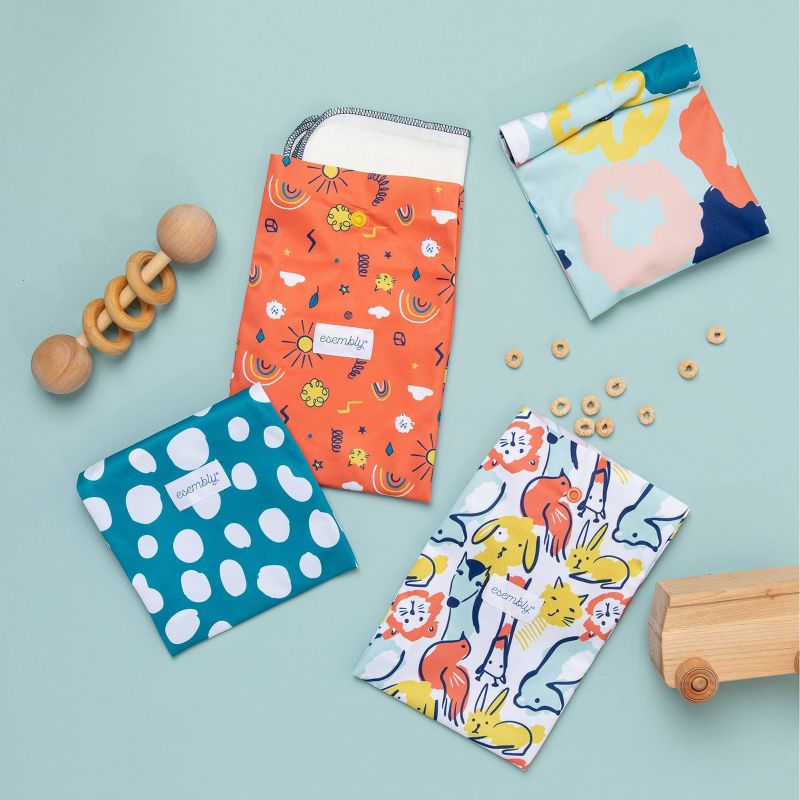 Esembly Petite Pouch Wipes + Snack Bag - (Select Pattern), 4 of 9