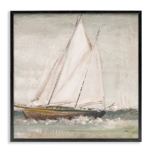 Stupell Industries Traditional Sailboat at Sea Framed Giclee Art - 1 of 4