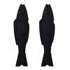 11" 2pc Couple Fish Wood and Decorative Wall Art - StyleCraft: Nautical Theme, Polystyrene Carved, Ready to Hang - 3 of 4