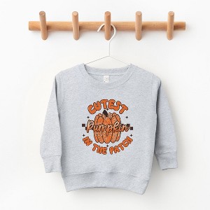 The Juniper Shop Cutest Pumpkin Leopard Print Toddler Graphic Sweatshirt - 1 of 2