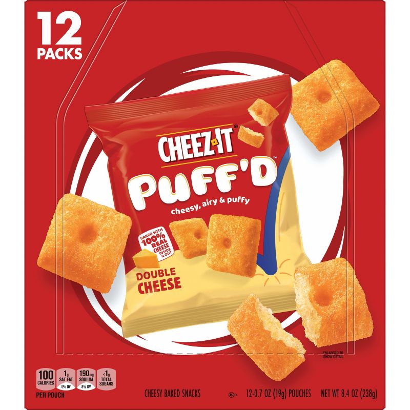 Cheez-It Puff&#39;d Double Cheese - 8.4oz/12ct, 3 of 9