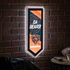 Evergreen Ultra-Thin Glazelight LED Wall Decor, Pennant, Chicago Bears- 9 x 23 Inches Made In USA - 2 of 4