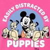 Women's - Disney Classics - Easily Distracted By Puppies Fitted Graphic T-Shirt - 2 of 3