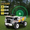 Garvee 12V Ride On Dump Truck for Kids with Remote Control, Electric Construction Vehicle Toy with Auto-Lift Bed, Shovel, LED Lights, Music - 4 of 4