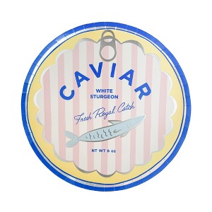Jollity & Co. - Le Dinner Caviar Can Dinner Plates - Pack of 8 Paper Plates - 1 of 3