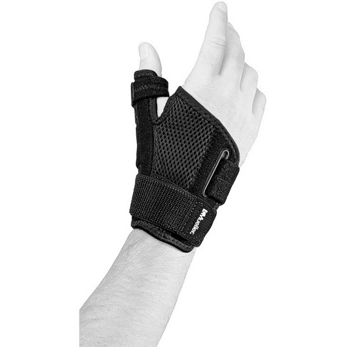 Mueller Reversible Wrist Brace with Splint, Black, One Size Fits
