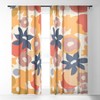 Viviana Gonzalez Flowers In Summer Single Panel Sheer Window Curtain - Deny Designs - image 2 of 4