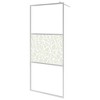 VidaXL Walk-in Shower Wall ESG Glass with Stone Design 31.5 in.x76.8 in. - 2 of 4