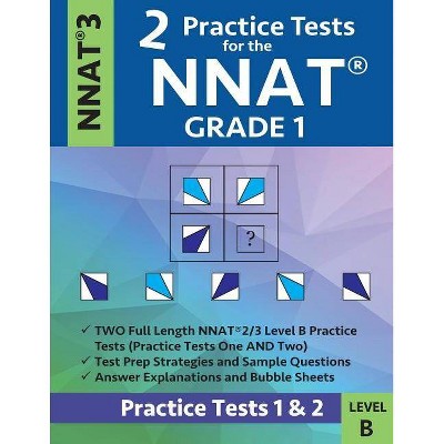 2 Practice Tests for the Nnat Grade 1 -Nnat3 - Level B - by  Origins Publications (Paperback)