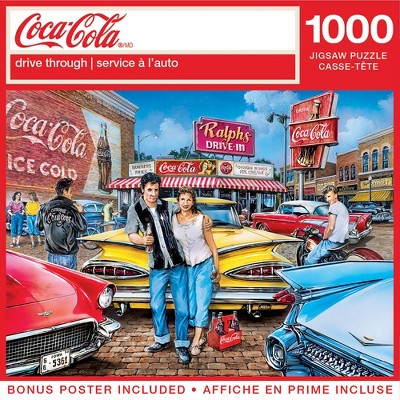MasterPieces 1000 Piece Puzzle - Coca-Cola Drive Through - 19.25"x26.75"